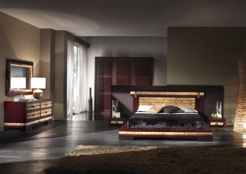 Luxusná posteľ z bambusu 