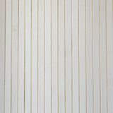Bambusový paraván lamelový biely vysoký 200 cm HS 305