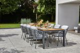 Záhradný teakový stôl SUNS SAVONA biely