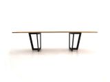 Záhradný teakový stôl SUNS PALERMO antracit 340x100 cm