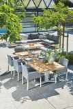 Luxusný záhradný stôl STOCKHOLM biely