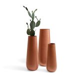 Záhradná hliníková váza SUNS VASI XL terra coral