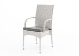 Záhradná ratanová stolička TRAMONTO sivá