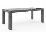 Záhradný ratanový stôl RAPALLO 220 cm piesok