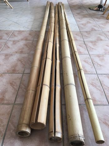 Bambusové tyče hrubé - rôzne rozmery - II.trieda