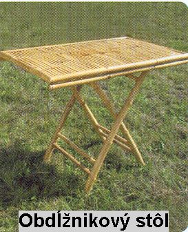 Bambusový stôl MB-14