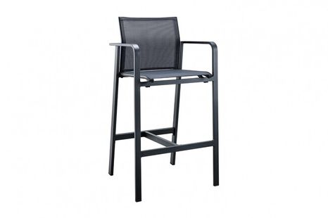 Barová stolička SUNS Tutti teak antracit/black grey