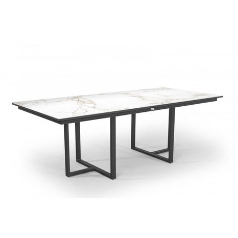 Hliníkový stôl s dektonovou doskou Nida 220 x 100 cm ENTZO