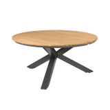 Okrúhly teakový stôl Omingo Ø 120 cm