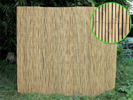Rohož na plot opletaný bambus WO
