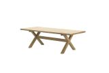Záhradný drevený stôl La Plata 240x100 - akáciová biela