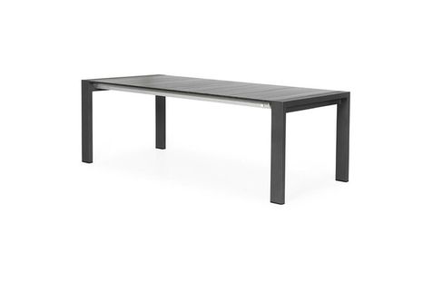 Záhradný hliníkový/rozkladací stôl SUNS RIALTO antracit 217/269 cm