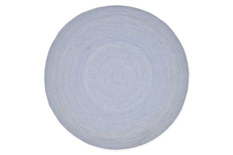 Záhradný okrúhly koberec SUNS VENETO Ø300 cm modrý