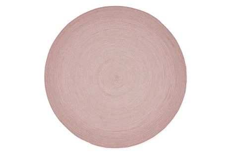 Záhradný okrúhly koberec SUNS VENETO Ø300 cm pink