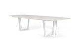Záhradný stôl SUNS PALERMO biely/neolith biely 320x116 cm