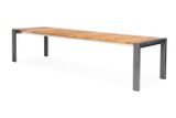 Záhradný teakový /rozkladací stôl SUNS RIALTO antracit 268,5/331,3 cm