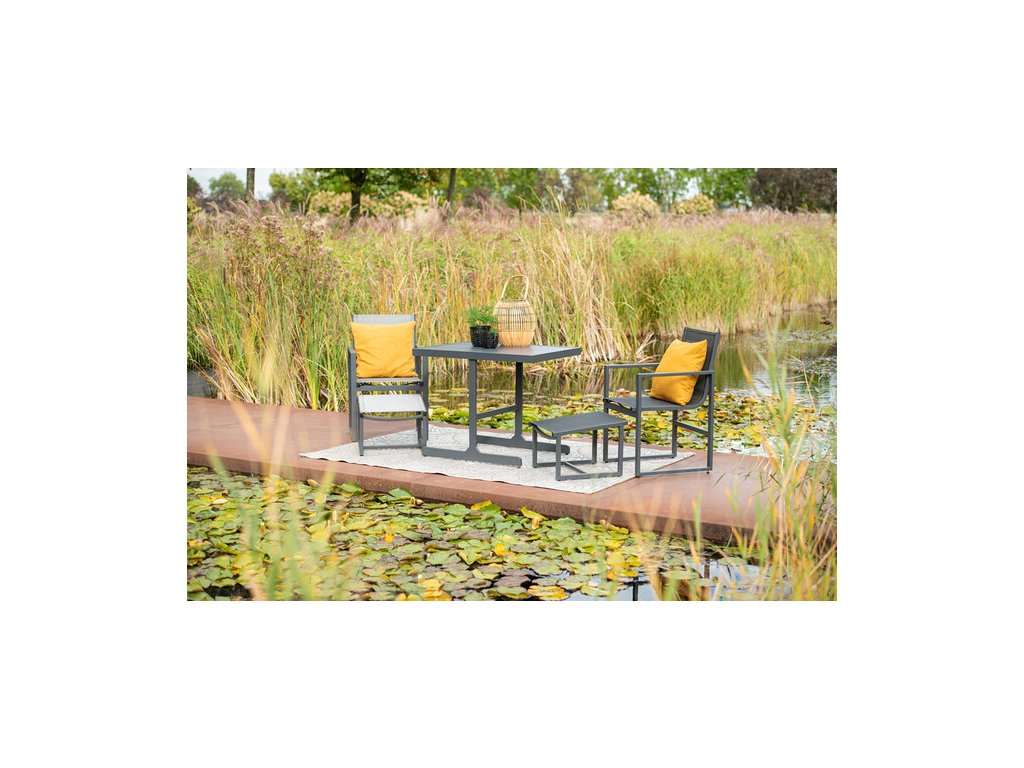 hliníkové záhradné sedenie